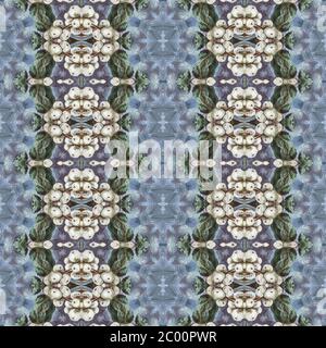 Seamless pattern oil painting Stock Photo