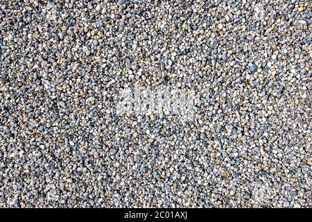 surface with thousands of small stones Stock Photo