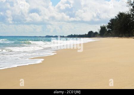 Beach and sea in Thailand Stock Photo