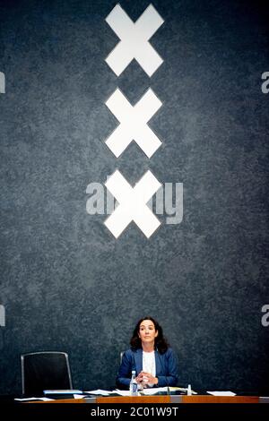 AMSTERDAM - Mayor Femke Halsema speaks during the National Holocaust ...