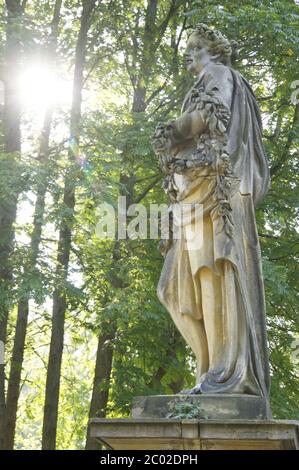 Statue of Flora, a Roman Goddess of flowers and of the season of spring ...