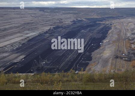 Energy - Hambach opencast lignite mine Stock Photo