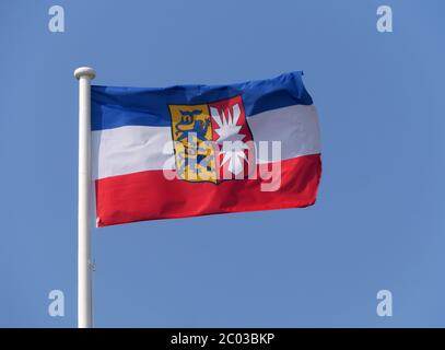 flag of schleswig-holstein Stock Photo