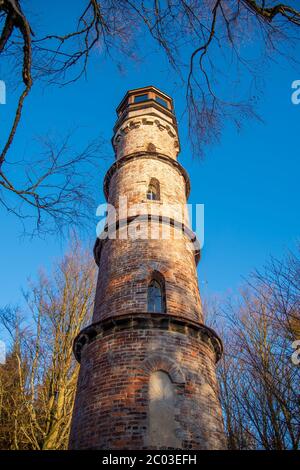 Kopanina lookout tower in Bohemian Paradise, Czech: Cesky raj, Czech Republic. Stock Photo