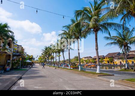 Nguyen Phuc Chu, riverside promenade, Ai Hon peninsula, Hoi An, Vietnam, Asia Stock Photo