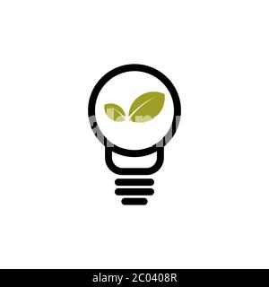 eco idea vector design template illustration Stock Vector