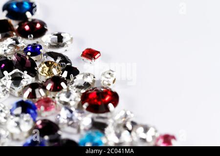 Macro photo of red gems stone garnet on a background. Closeup of texture  mineral. Banner size. Wide format Stock Photo - Alamy