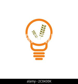 wheat idea vector design template illustration Stock Vector