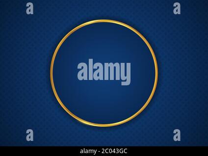 Circle luxury shape abstract background pattern with space for text. vector illustration. Stock Vector