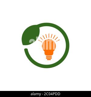 eco idea vector design template illustration Stock Vector