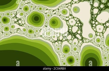 Abstract meditative color fractal background Stock Vector