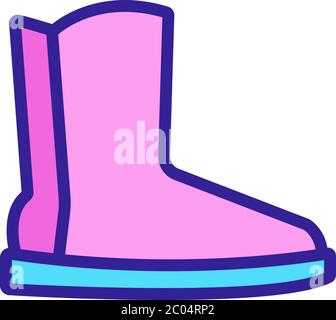 Chelsea boots line icon, vector. Chelsea boots outline sign, concept ...