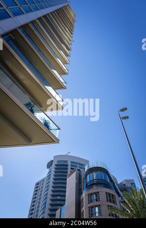 Four Seasons Hotel Beirut and residential buildings in Minet El Hosn district of Beirut, Lebanon Stock Photo