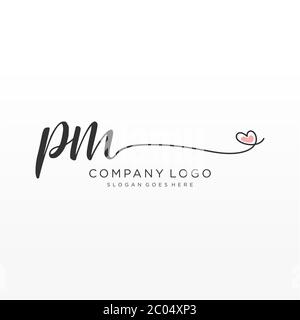 Initial PM logo design with Shape style, Logo business branding Stock  Vector Image & Art - Alamy