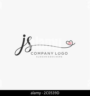 Initial Handwriting Logo Design Circle Beautyful Design Handwritten Logo  Fashion Stock Vector by ©Alcotra 348412752