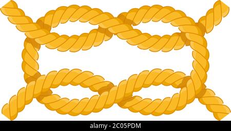 Reef knot vector icon flat isolated Stock Vector