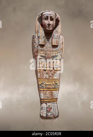 Ancient Egyptian wooden sarcophagus - the tomb of Tagiaset