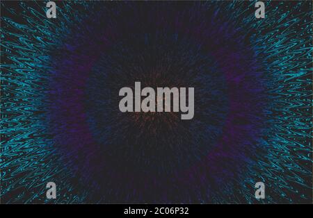 Abstract vector blue tuquoise grunge background with fractal. EPS8 illustration Stock Vector