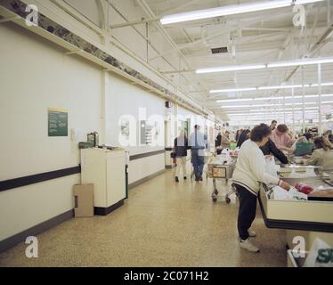 1996, The Asda supermarket at Orgreave, Sheffield, South Yorkshire, northern England, UK