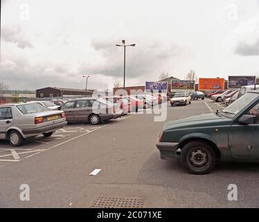 1996, The Asda supermarket at Orgreave, Sheffield, South Yorkshire, northern England, UK