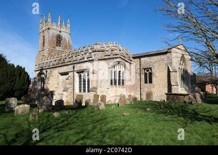 St. James the Apostle parish church, Somerton, Oxfordshire, England, United Kingdom Stock Photo