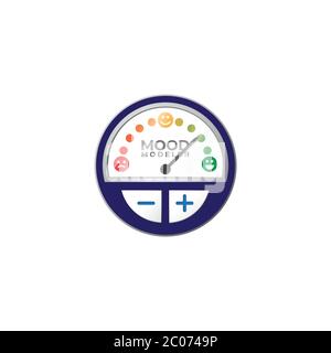 Mood modeler device vector illustration isolated on white background. Mood Booster, Changer, Modifier, Controller. Stock Vector