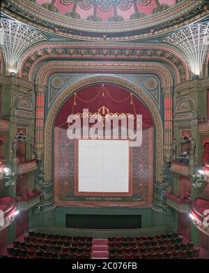 The interior of the Grand Theatre, Leeds, West Yorkshire, Northern England, UK, in 1996 Stock Photo