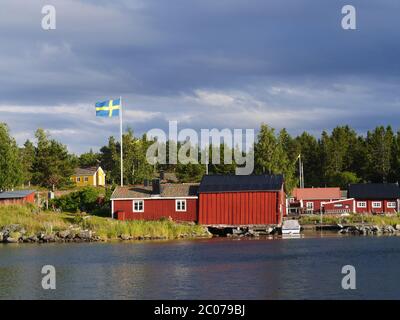 swedish island Kråkön in the gulf of bothnia Stock Photo