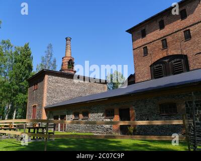 historical ironworks in sweden Stock Photo