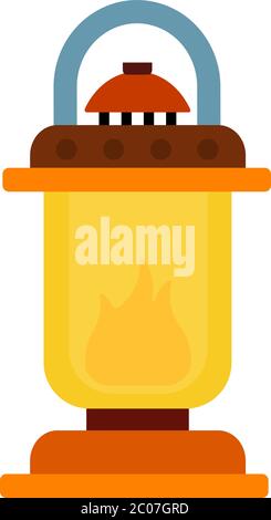 Kerosene lamp vector flat isolated Stock Vector