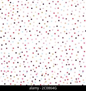 Seamless colorful dots pattern Stock Vector