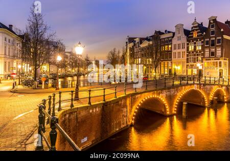 Amsterdam Canals Netherlands Stock Photo
