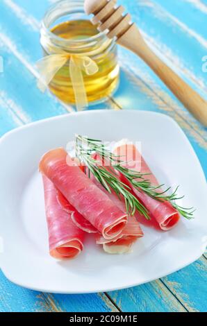 prosciutto Stock Photo