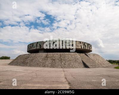 Mausoleum in Majdanek concentration camp, Lublin, Poland. Stock Photo