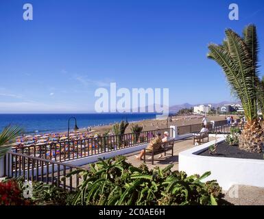Playa Blanca, Puerto del Carmen, Lanzarote, Canary Islands, Kingdom of Spain Stock Photo