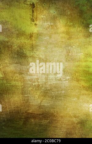 Abstract green brown distressed stone texture grunge effect background stock photo Stock Photo