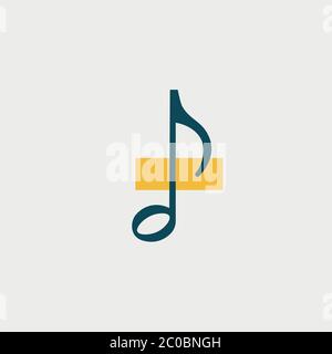 Music notes icons . Vector illustration eps 10 Stock Vector