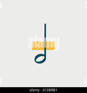 Music notes icons . Vector illustration eps 10 Stock Vector