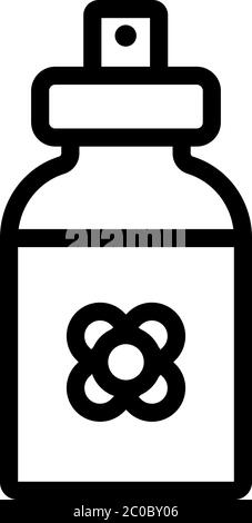 canola spray bottle icon vector outline illustration Stock Vector Image ...