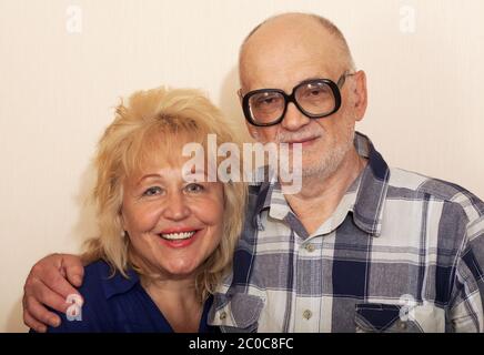 Smiling mature couple Stock Photo