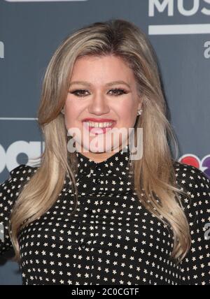 11 June 2020 - Kelly Clarkson files for divorce from husband Brandon Blackstock. The ''Voice'' coach and Blackstock, a music manager, have been married since October 2013 and have two children together, River Rose and Remington Alexander. Blackstock also has two children from a previous marriage. File photo: 17  May 2018-  Universal City, California - Kelly Clarkson. 2018 Billboard Music Awards Host Kelly Clarkson Photo Call held at Universal Studios Hollywood. (Credit Image: © Faye Sadou/AdMedia via ZUMA Wire) Stock Photo