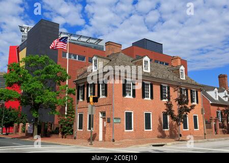 Star Spangled Banner Flag House Museum, Baltimore, Maryland, USA Stock Photo