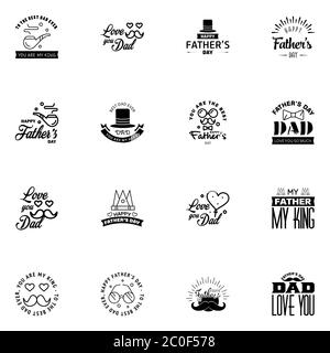 happy father's day card with hat icon over white background. colorful  design. vector illustration Stock Vector Image & Art - Alamy