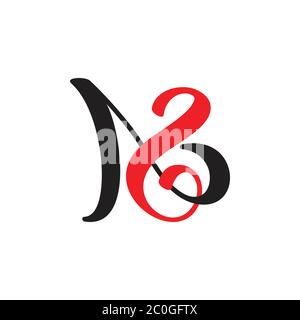abstract letter ms curves loop logo vector Stock Vector Image & Art - Alamy