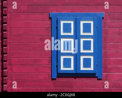 window with shutters Stock Photo