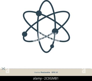 Nuclear, science icon - Vector EPS file. Perfect use for print media ...