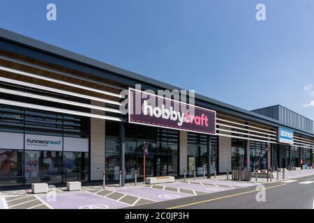 Hobbycraft arts and crafts superstore, Rushden Lakes Shopping Centre, Northamptonshire, UK Stock Photo