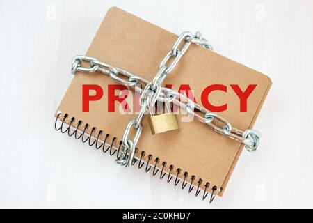 Privacy protection concept Stock Photo