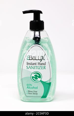 Belux hand sanitiser. Prevent the spread of the Corona Virus
