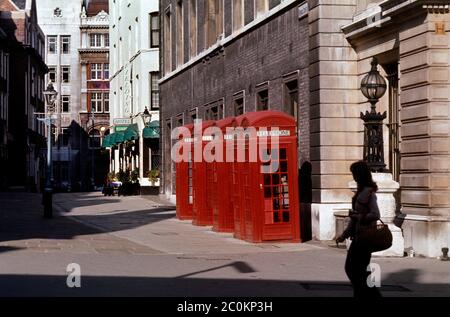 London 1974 - Broad Court, Covent Garden, London, United Kingdom Stock Photo